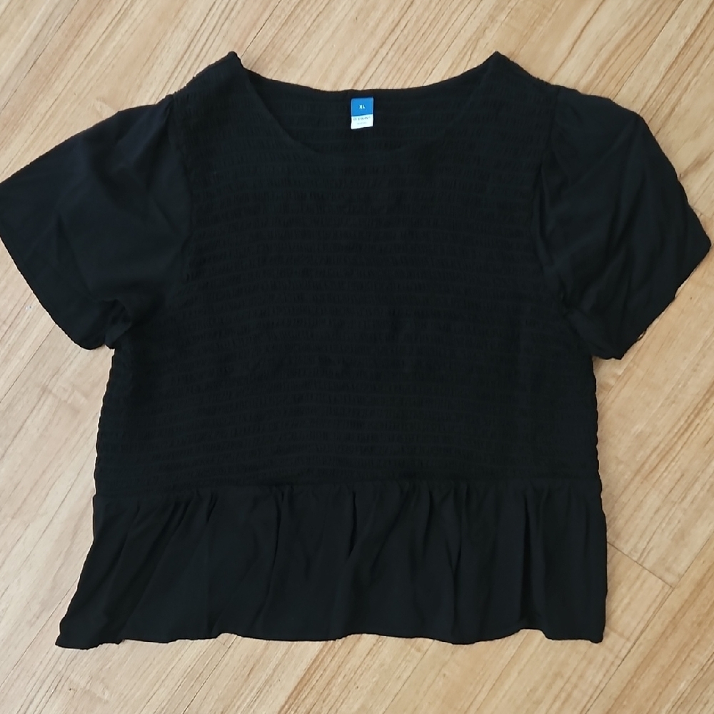 Women's XL Black Old Navy Shirt